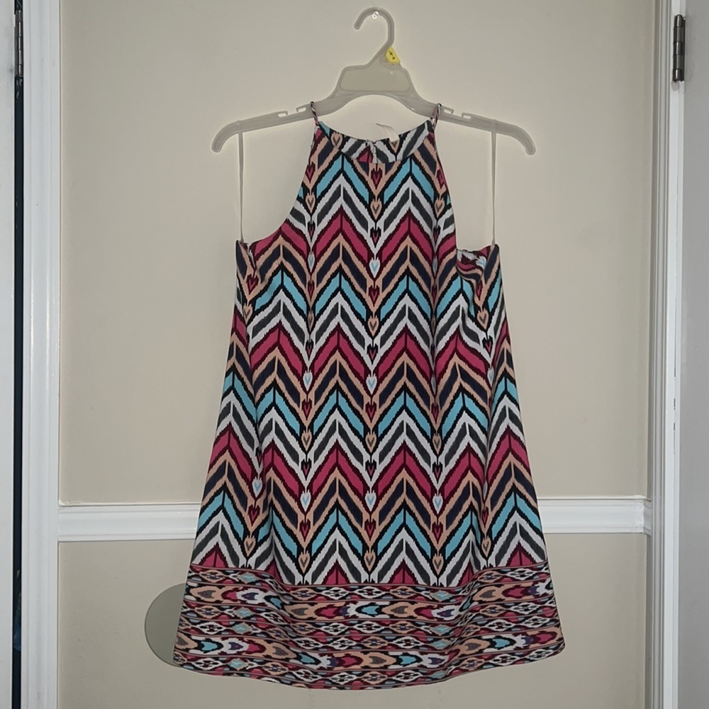 Tyche multicolored mini dress